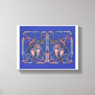 Waves of Expression Abstract Canvas Art