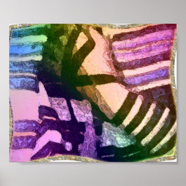 Wavy Tefillin Poster (Frente)