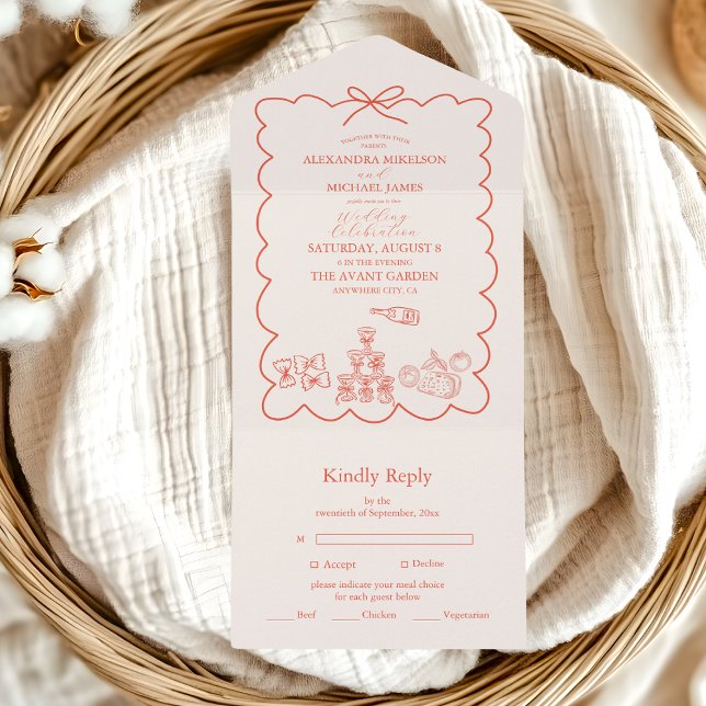Wavy Whimsical Italiana Doodle Wedle (Criador carregado)