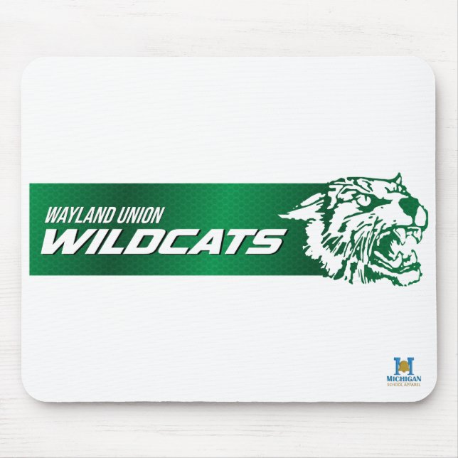 Wayland Union Wildcats #2 Mouse Pad (Frente)