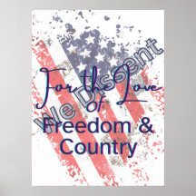 We Dissent for the Love of Country Poster