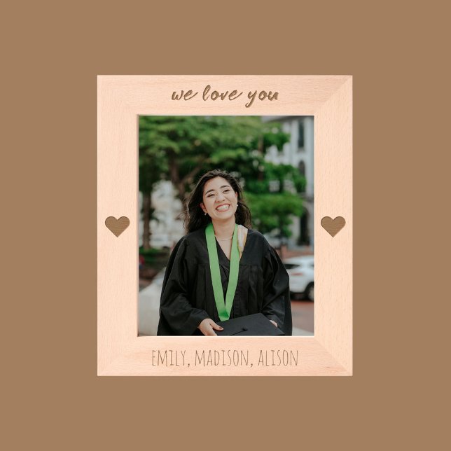 We Love You Personalized Engraved Picture Frame (We Love You Personalized Engraved Picture Frame)