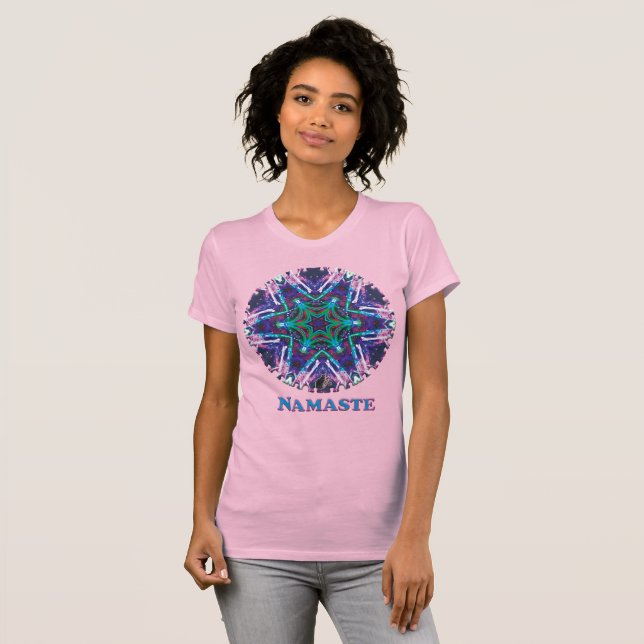 Weaver Namaste Kaleidoscope T-shirt (Frente Completa)