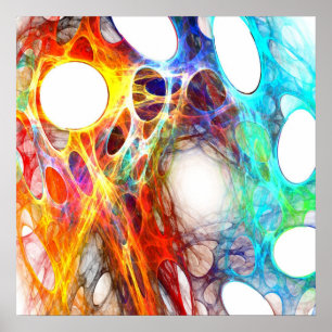 Web colorida - poster