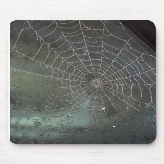 Web de aranha Mousepad do Dia das Bruxas (Frente)