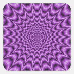 Web explosiva na etiqueta roxa