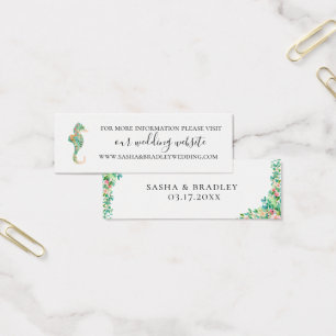 Web site botânico do casamento do cavalo marinho