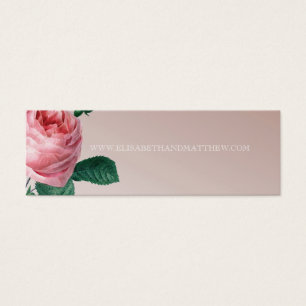 Web site cor-de-rosa do casamento da névoa