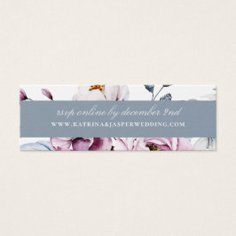 Website de Casamento Floral de Dusty Blue Mauve RS