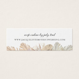 Website de Casamento Rustic Palm Frond RSVP