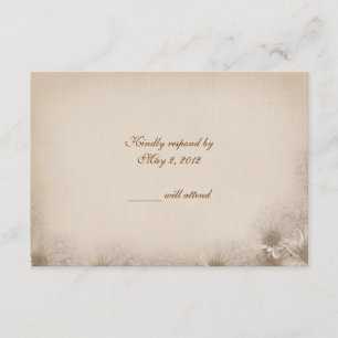 Wedding Daisy RSVP