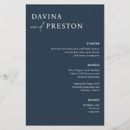 WEDDING Moderno do Script de Caligrafia do Marinho