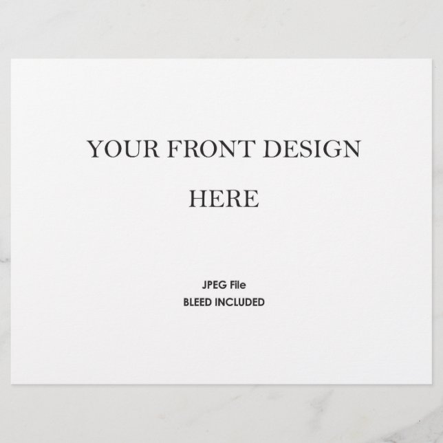 Wedding Program Booklet Printing 5.5x8.5" (Frente)