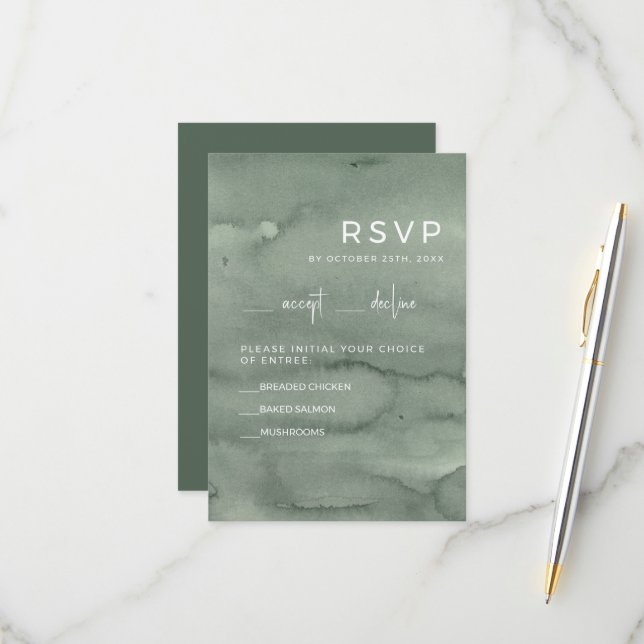 Wedding RSVP Cards (Frente/Verso In Situ)