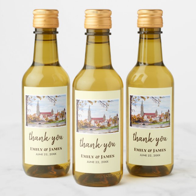 Wedding Ulm Minster Alemanha Farida Greenfield (Garrafas)