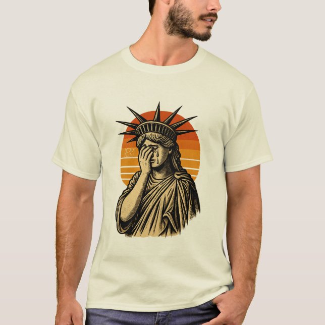 Weeping Liberty T-Shirt (Frente)