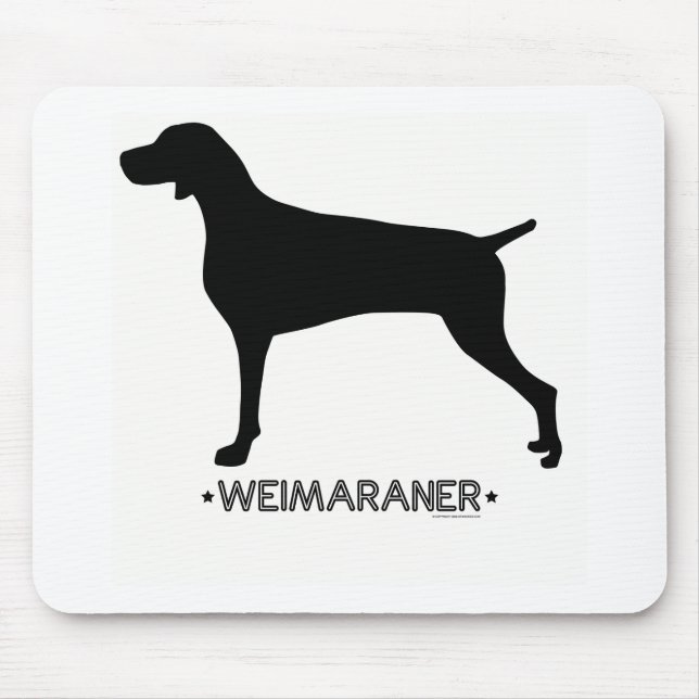 Weimaraner Mousepad (Frente)