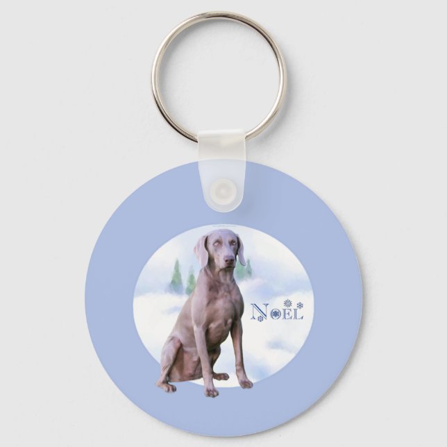 Weimaraner Noel Chaveiro (Frente)