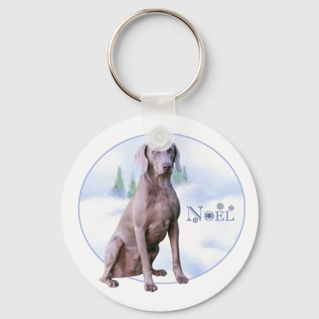 Weimaraner Noel Chaveiro (Frente)