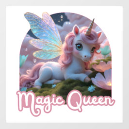 Weißes Einhorn mit Flügeln - Magic Queen