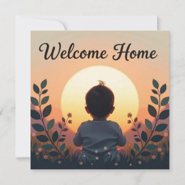 Welcome home, new baby (Frente)