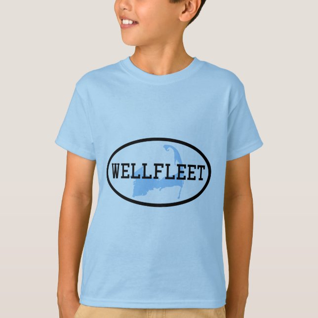 Wellfleet caçoa o t-shirt (Frente)