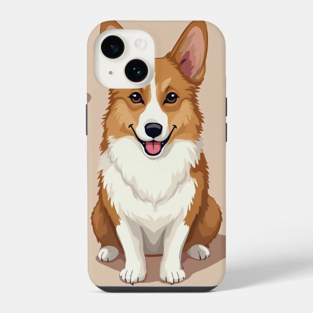 Welsh Corgi capas de iphone (Verso)