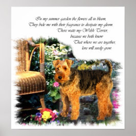 Welsh Terrier Art Impressão