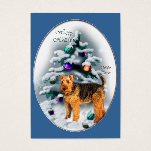 Welsh Terrier Christmas Gifts (Frente)