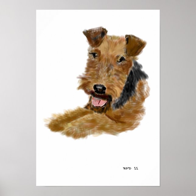 Welsh Terrier poster (Frente)