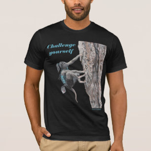 Wererat Girl Rock Escalando Camisa De Arte Fantást