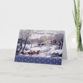 Wesołych Świąt. Cartão de Natal em polonês