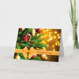 Wesolych Swiat - cartão do Feliz Natal