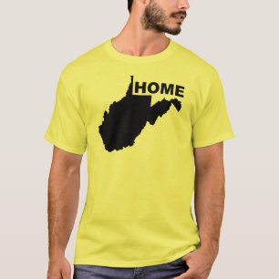 West Virginia Home Longe Das Camisetas De Camisas 