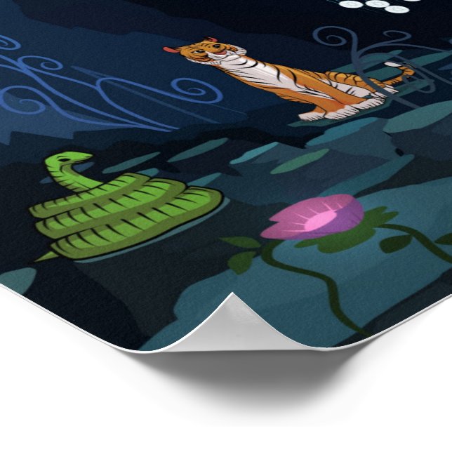 Westbound Wildlife poster (Borda)