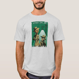 Westercon 66 agentes secretos oficiais no t-shirt