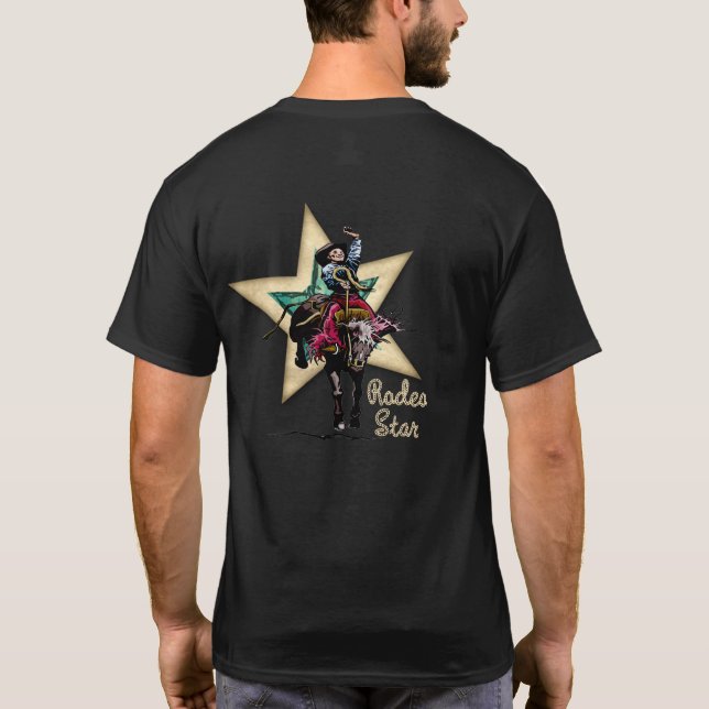 Western Rodeo Cowboy T-Shirt (Verso)