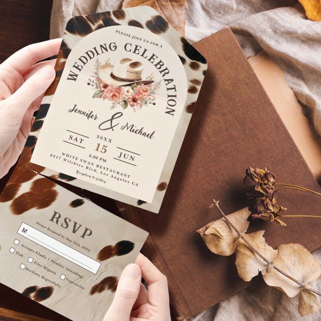 Western Wedding Cowhide All in One (Criador carregado)