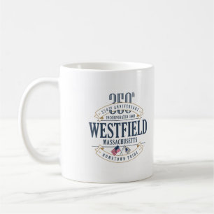 Westfield, massa., 350th caneca de café do