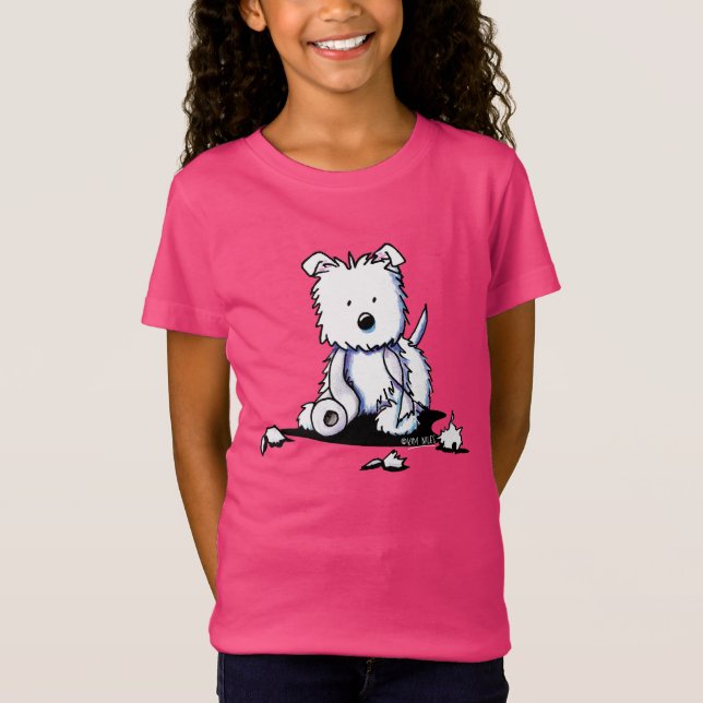 Westie com camiseta TP (Frente)