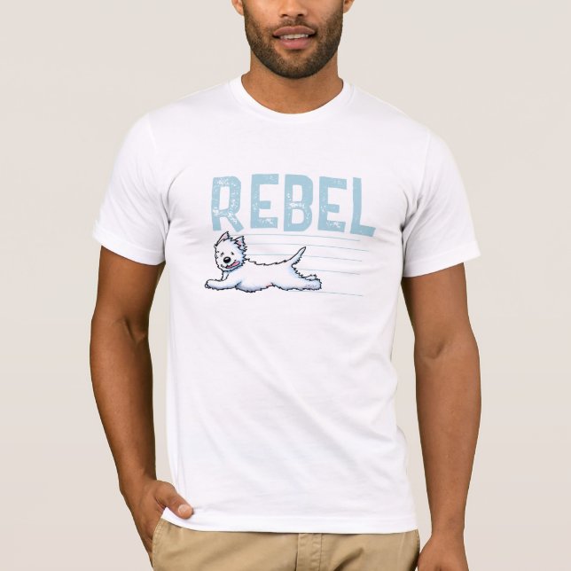 Westie Rebel T-Shirt (Frente)