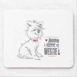 Westie Terrier MousePad