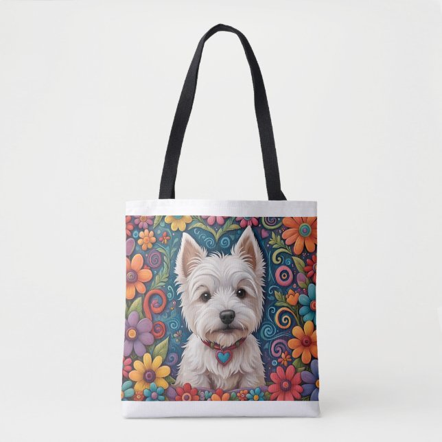 Westie Tote Bag (Frente)