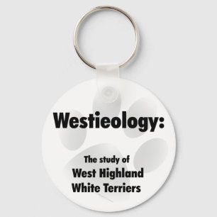 Westieology - Study of Westies Chaveiro