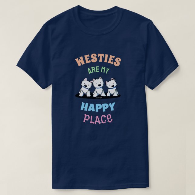 Westies FELY KiniArt T-Shirt (Frente do Design)