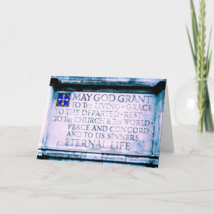 Westminster Abbey - Londres - Cartão de Saudação d