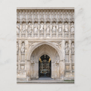 Westminster Abbey West Door, Londres - Cartão post