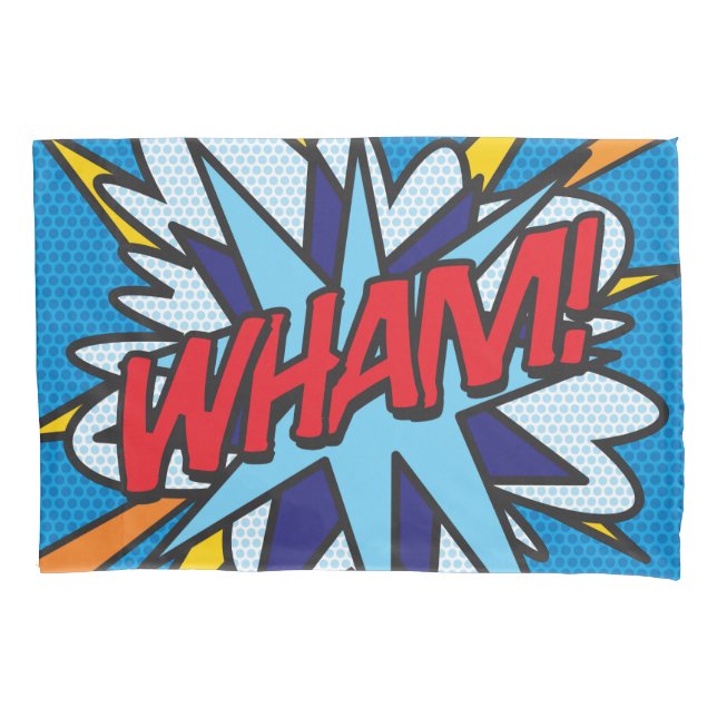 WHAM BANG Fun Retro Comic Book Pop Art (Frente)