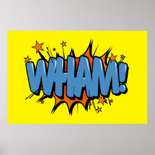 Wham - Sinal de banda desenhada / Poster
