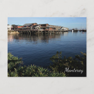 Wharf do pescador, Monterey, cartão postal da Cali
